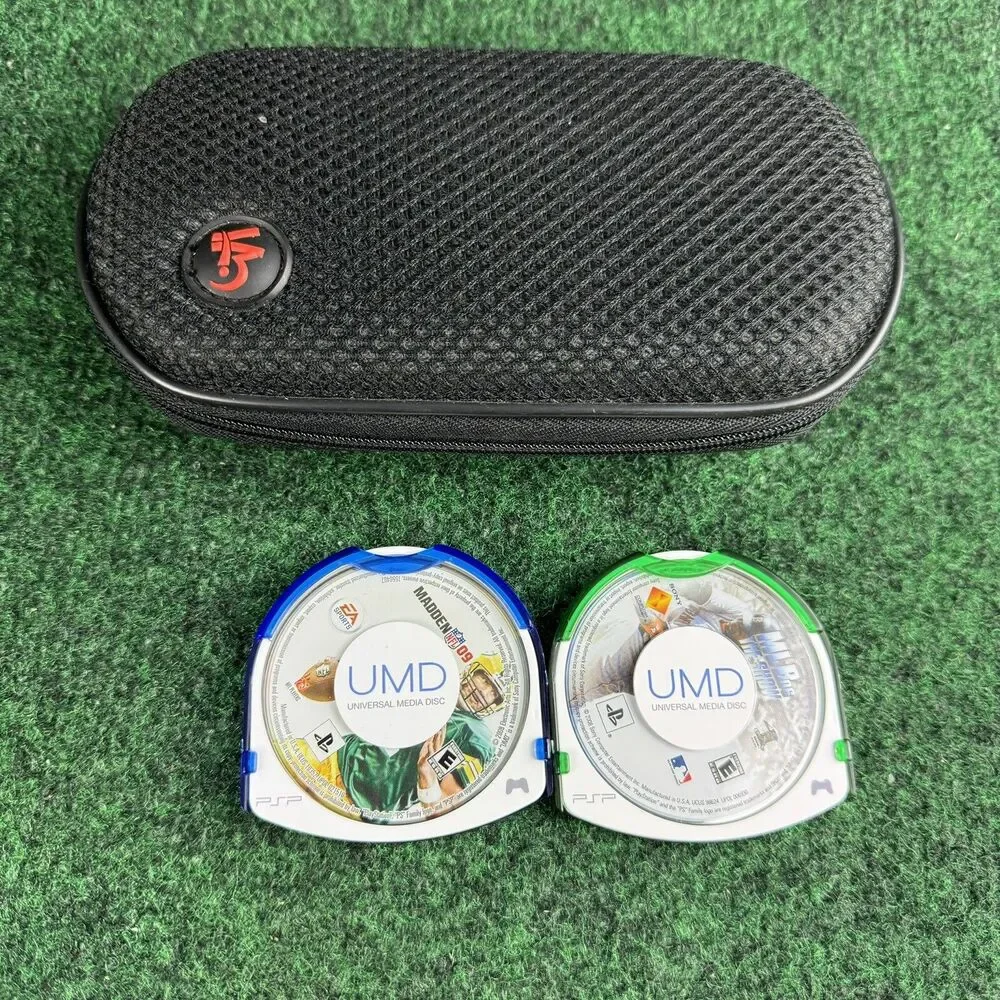 MLB 06: The Show And NFL Madden 2009 PSP With Case Games Sony PlayStation PSP